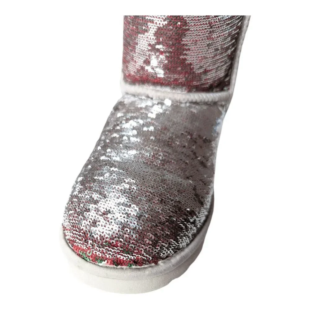 UGG Classic Short Sequin Winter Boot Size 7